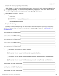 Form LAH310 Transmittal Checklist for Life/Health Rate and Form Filings - Texas, Page 2