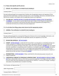 Form LAH310 Transmittal Checklist for Life/Health Rate and Form Filings - Texas, Page 4