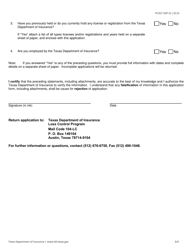 Form PC357 (VIP-3) Vip Application for Residential Property Inspector License/Certification - Texas, Page 3