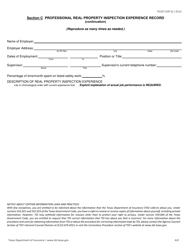 Form PC357 (VIP-3) Vip Application for Residential Property Inspector License/Certification - Texas, Page 4