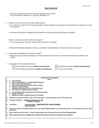Form PC386 Loss Control Information Worksheet - Texas, Page 2