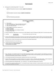 Form PC388 Professional Liability and Medical Professional for Hospitals Loss Control Information Worksheets - Texas, Page 2
