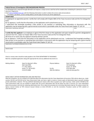 Form SF027 Fire Extinguisher Apprentice Permit Application - Texas, Page 2