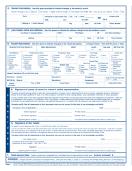 Form PWD143M Vessel/Boat Records Maintenance - Texas, Page 2