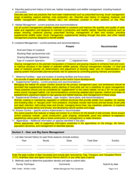 Form PWD1046A Wildlife Management Plan Guidelines - Texas, Page 2