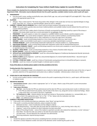 Form TJJD-GEN-401 Texas Uniform Health Status Update for Juvenile Offenders - Texas, Page 2