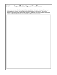 Form AVN-550 Qualifications for Aviation Professional Architectural/Engineering Services - Texas, Page 8