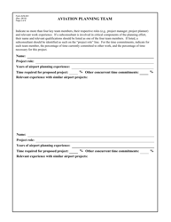 Form AVN-551 Qualifications for Aviation Planning Services - Texas, Page 2