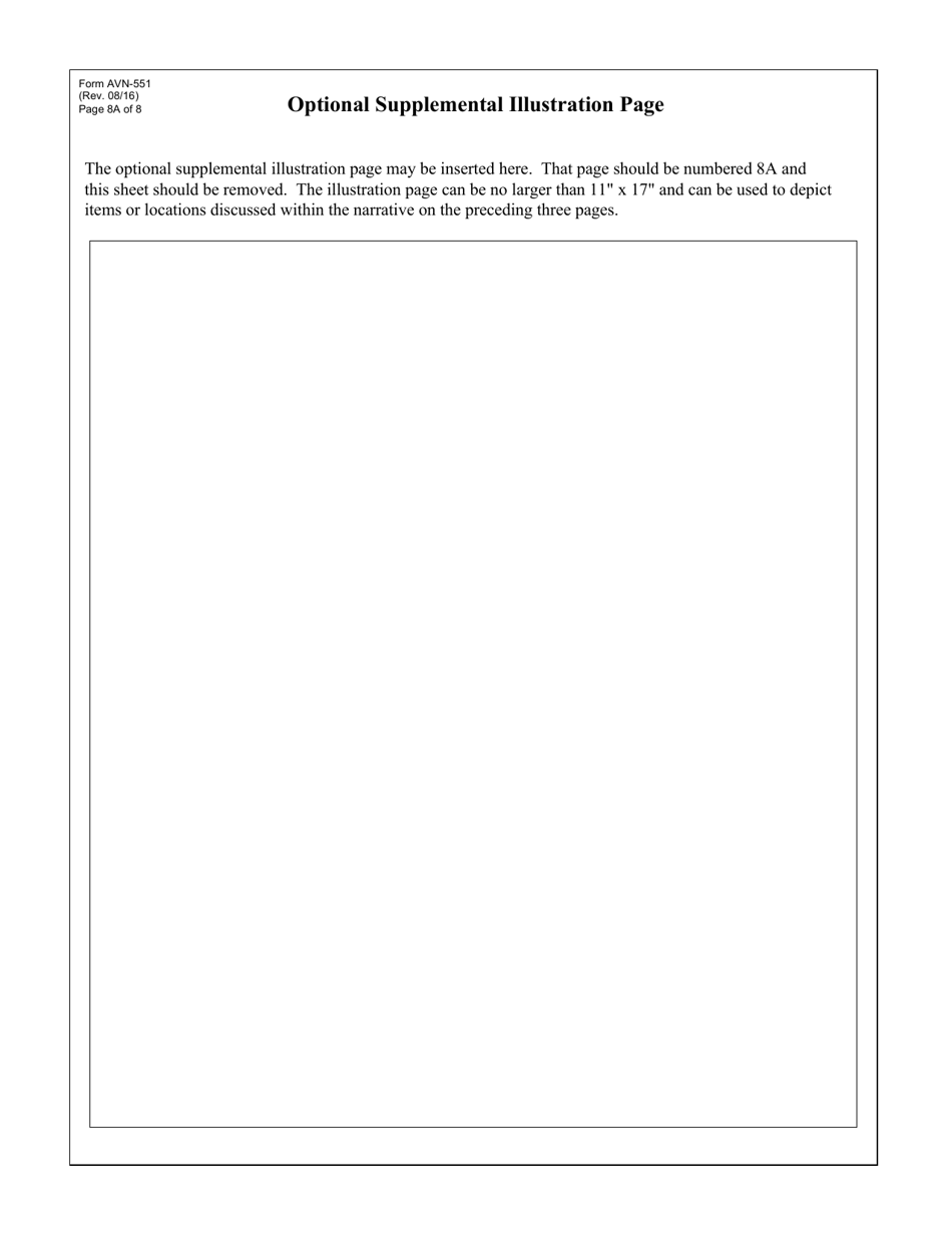Form AVN-551 Qualifications for Aviation Planning Services - Texas, Page 9