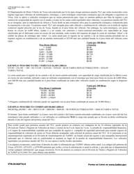 Formulario VTR-29-NAFTA-S Solicitud En Texas Para El Permiso Anual Tlc - Texas (Spanish), Page 2