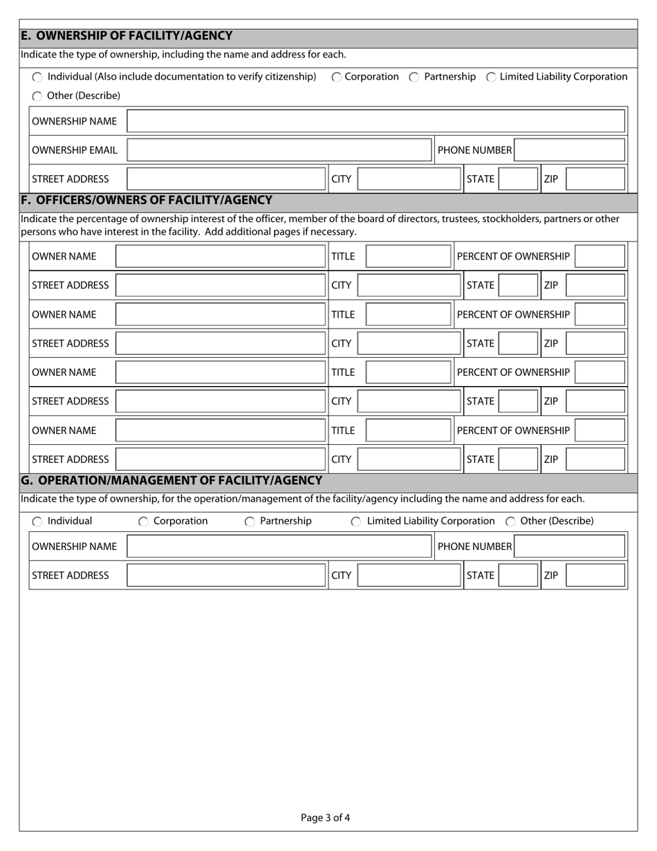 Request for Agency Action / License Application - Utah, Page 3