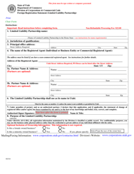 Document preview: Foreign Registration Statement (Limited Liability Partnership) - Utah