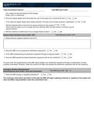 Form ADP-4901 M/S Dbe Program Material Supplier Commitment Agreement Form for Alternative Delivery Projects - Texas, Page 2