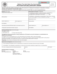 Document preview: Form TC-736 Petition for Declaratory Order - Utah
