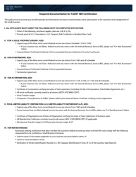 Form 2062 Small Business Enterprise (Sbe) Certification Application - Texas, Page 4