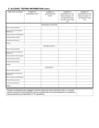 Alcohol Testing Data Collections Form - Utah, Page 4