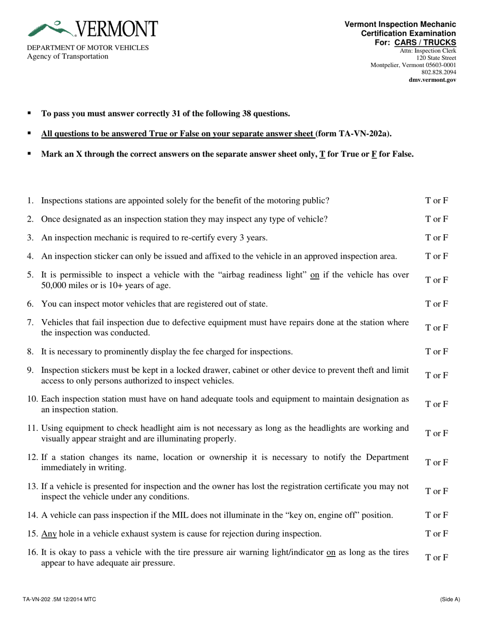 Form Ta-vn-202 - Fill Out, Sign Online And Download Printable Pdf 