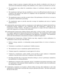 Form VL-078 Application for Certification to Provide Ignition Interlock Services in Vermont - Vermont, Page 5