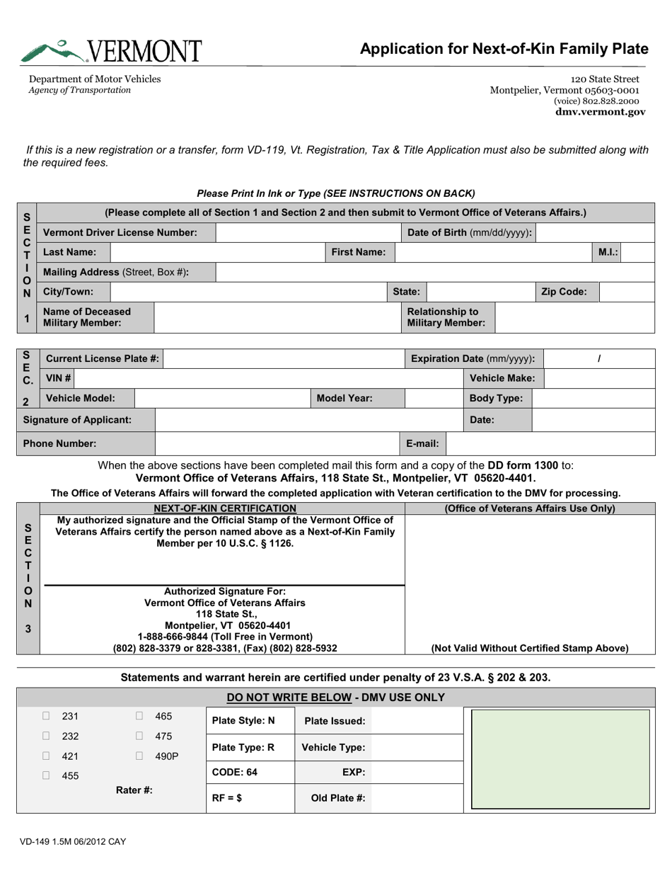 form-vd-149-fill-out-sign-online-and-download-printable-pdf-vermont