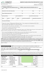 Form VL-080 Application for Ignition Interlock Device Restricted Driver&#039;s License - Vermont