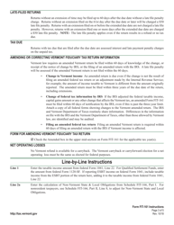 Instructions for VT Form FIT-161 Fiduciary Return of Income - Vermont, Page 3