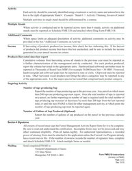 Instructions for VT Form FMR-318 Use Value Appraisal Program Forest Management Activity Report - Vermont, Page 2