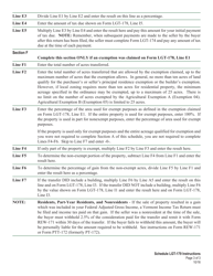 Instructions for VT Form LGT-179 Vermont Land Gains Schedules - Vermont, Page 3