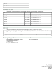 VT Form PVR-326 Application for Addition to the List of Department-Approved Appraisal Firms - Vermont, Page 2