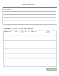 Form D40405 Poulrty Necropsy/Tissue Sumbission Form - Virginia, Page 2