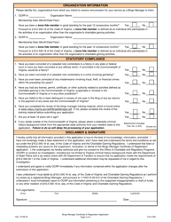 Form 402 Bingo Manager Certificate of Registration Application - Virginia, Page 2
