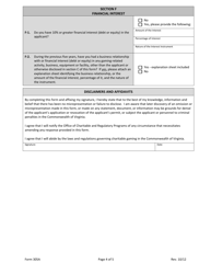 Form 305A Manufacturer of Electronic Pull-tab System Permit Application - Personal Information Form - Virginia, Page 4