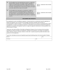 Form 305 Manufacturer of Electronic Pull-tab System Permit Application - Virginia, Page 6