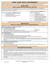 Form 201-N Charitable Gaming Permit Application - New Applicants Only - Virginia, Page 11