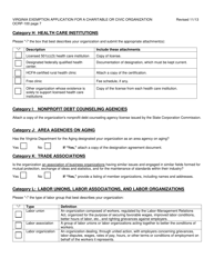 Form OCRP-100 Virginia Exemption Application for a Charitable or Civic Organization - Virginia, Page 8