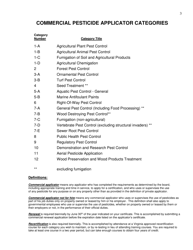 Form VDACS-07211 Commercial Pesticide Applicator Certification Application - Virginia, Page 3