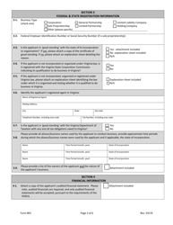 Form 801 Home Service Contract Provider Registration Application - Virginia, Page 3