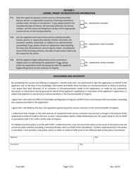 Form 801 Home Service Contract Provider Registration Application - Virginia, Page 5