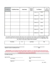 Application for Registration of Motor Fuels - Virginia, Page 2