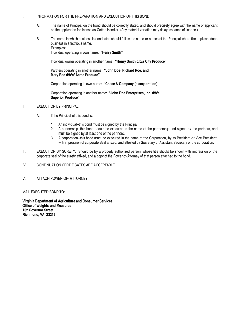 Registration Packet for Commission Merchants - Virginia, Page 5