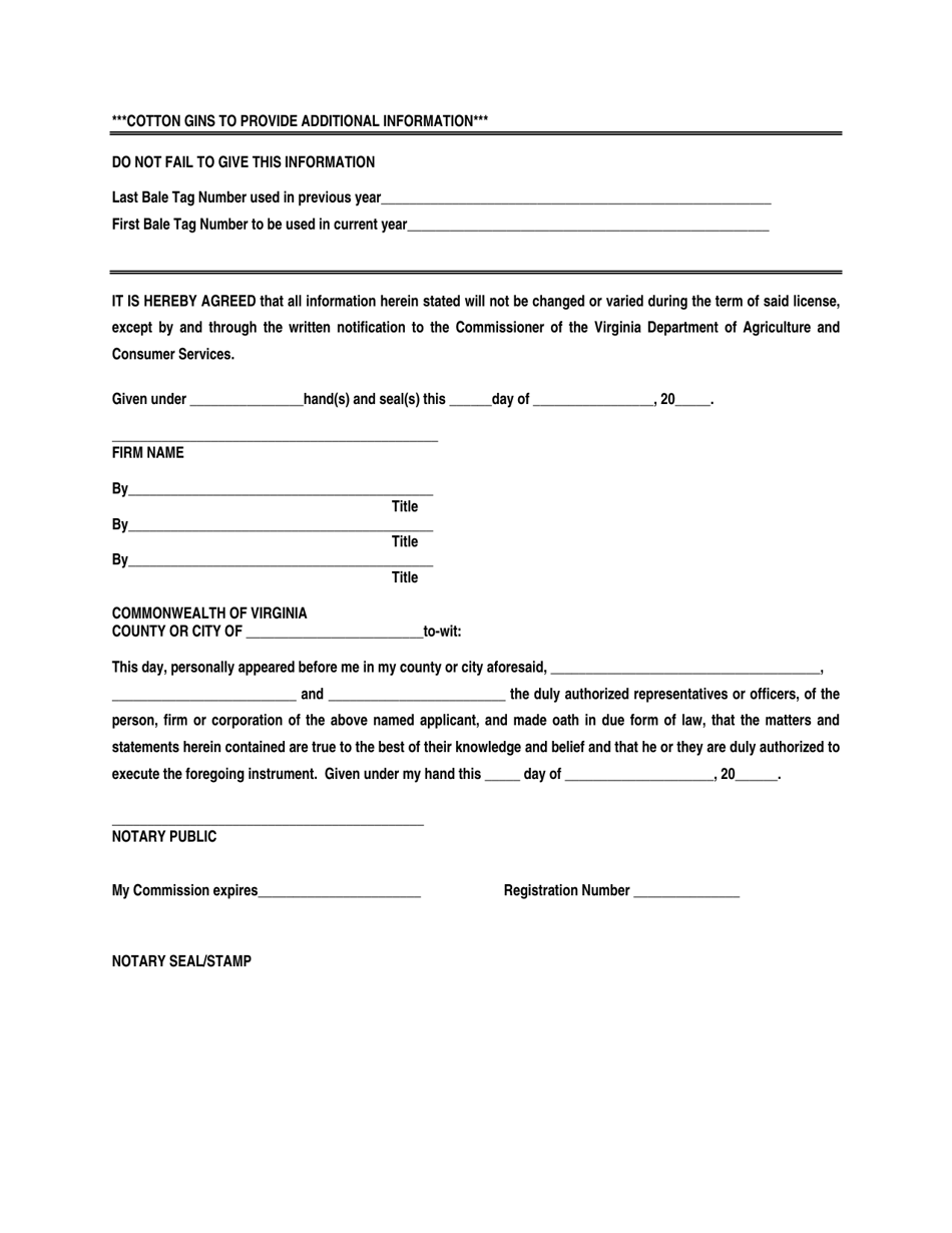 Registration Packet for Cotton Handlers - Virginia, Page 4