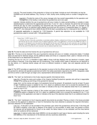 Form SFMO-1 Application for the Use of Pyrotechnics Inside State-Owned Buildings and Outdoors on State-Owned Property Before a Proximate Audience - Virginia, Page 6