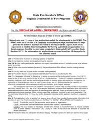 Form SFMO-9 Application for the Display of Aerial Fireworks on State-Owned Property - Virginia, Page 5
