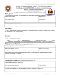 Form SFMO-11 Application for Permit to Operate Flame Effects Inside State-Owned Buildings and Outdoors on State-Owned Property Before a Proximate Audience - Virginia, Page 5