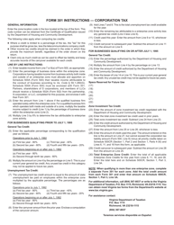 Form 301 Enterprise Zone Credit - Corporation Tax - Virginia, Page 2