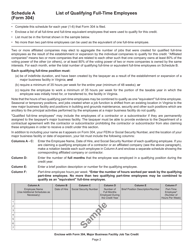 Form 304 Major Business Facility Job Tax Credit - Virginia, Page 2