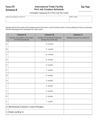 Form ITF Application for International Trade Facility Tax Credit - Virginia, Page 4