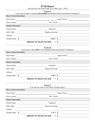 Form ST-50 Temporary Sales Tax Certificate/Return - Virginia, Page 2