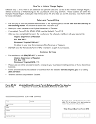 Form ST-6 Direct Pay Permit Sales and Use Tax Return - Virginia, Page 2
