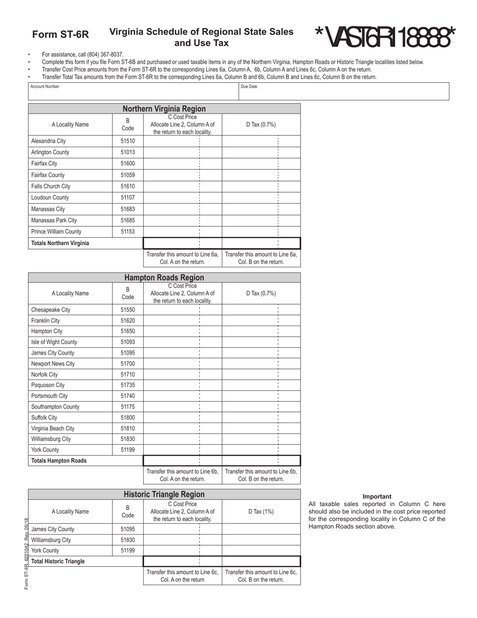 Form ST-7 Business Consumers Use Tax Return - Virginia, Page 4