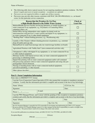 DOH Form 331-156 Exceptions to High-Health Hazard Premises Isolation Requirements Annual Summary Report - Washington, Page 2